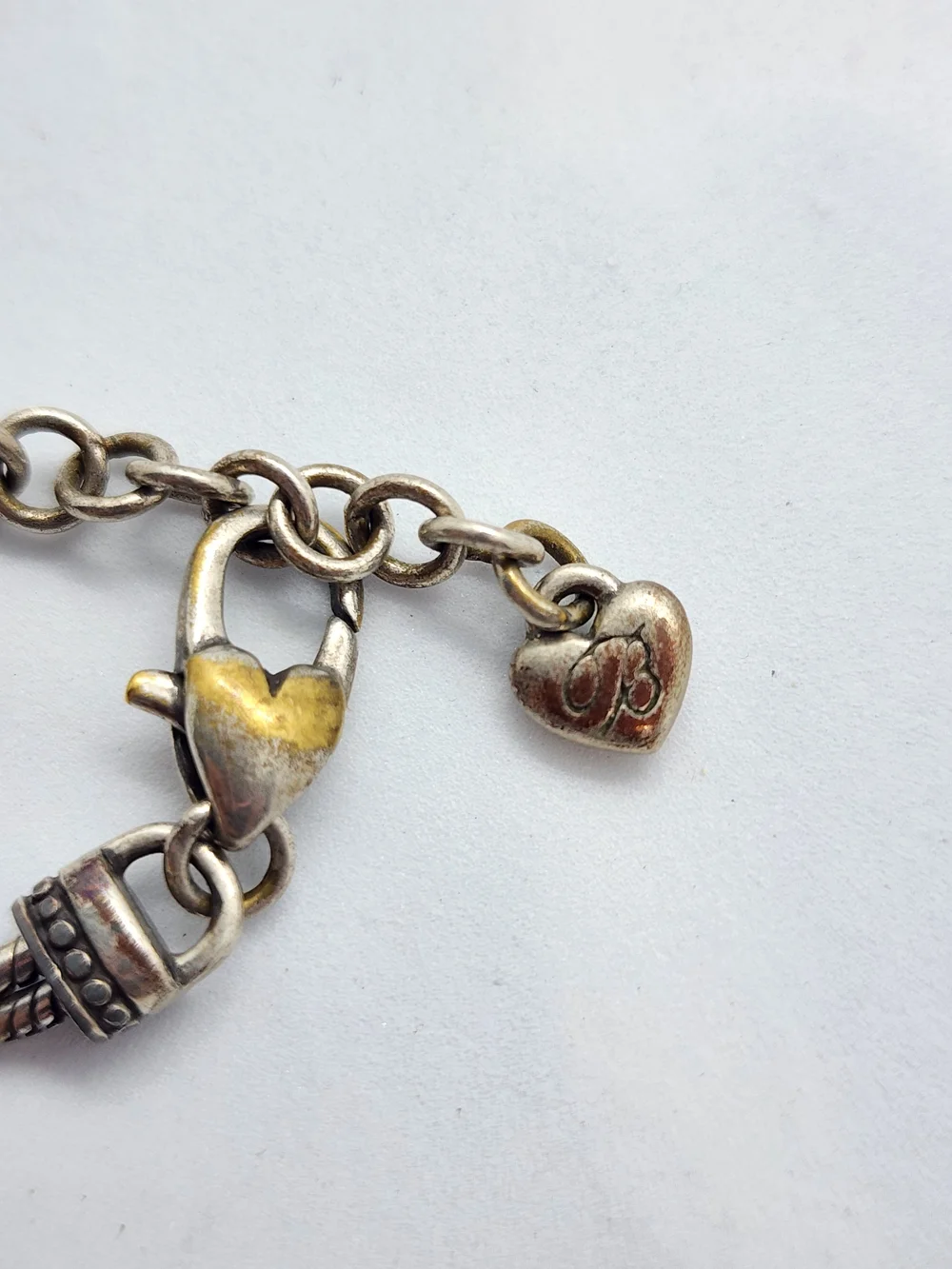 Retired Brighton Illumina Crystal Medallion Silver Plated Double Chain Bracelet